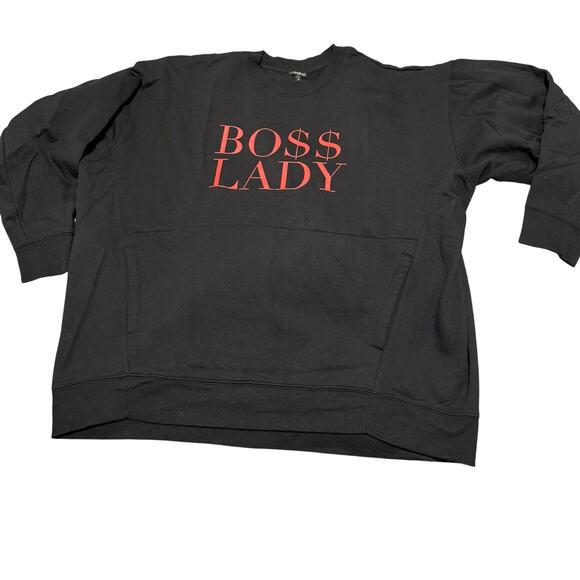 Express Sweaters - “Boss Lady” Black Sweater from Express size XL